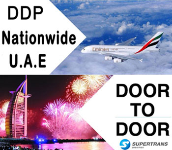 Air cargo door to door delivery from China to Dubai