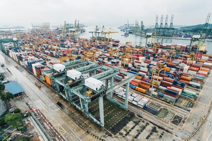 Container ship ocean freight