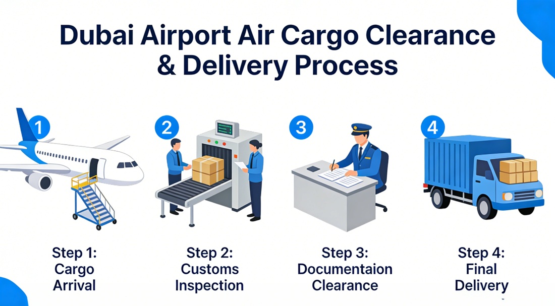 Dubai airport air cargo clearance and delivery