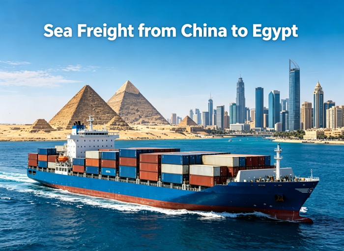 Container ship ocean freight China to Egypt