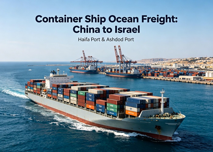 Container ship ocean freight China to Israel